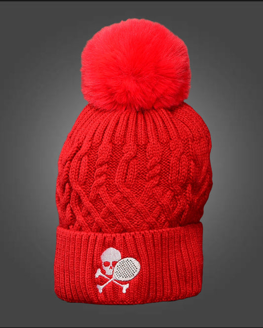 Midnight Plush Paddle Pom Pom hat - Multiple Colors