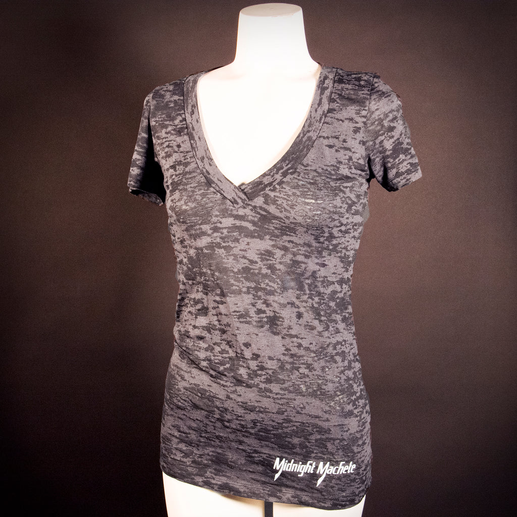 Midnight Machete Ladies "Burnout" Tee - Front