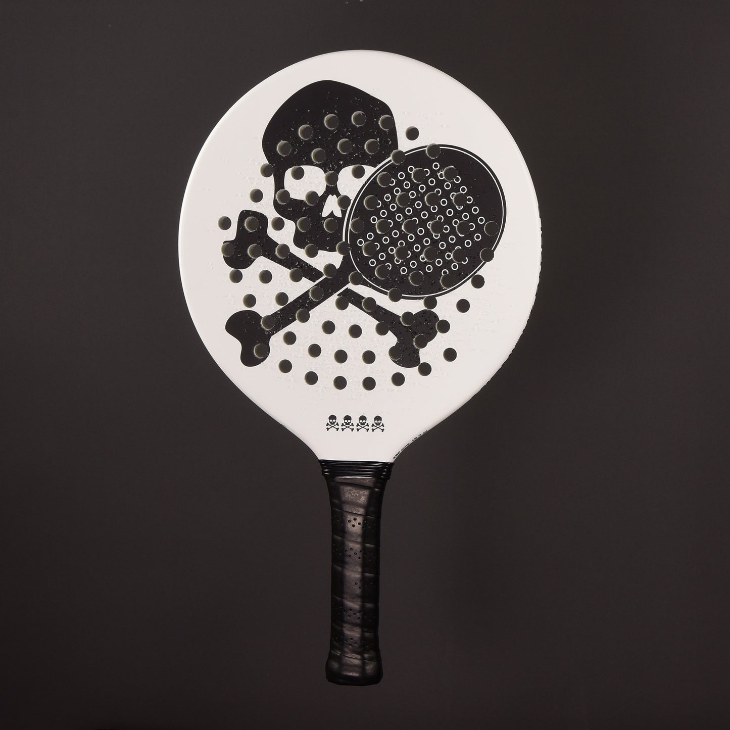 MIDNIGHT BRAND PADDLE - MATTE WHITE with BLACK LOGO