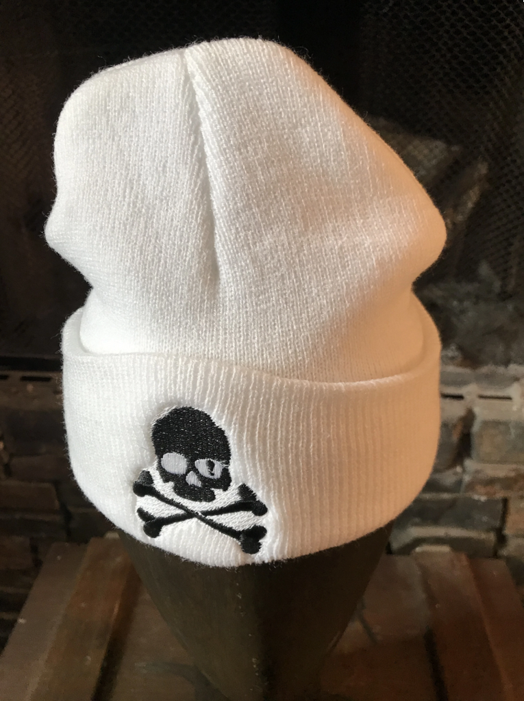 Midnight Shorty Skull Cap - White